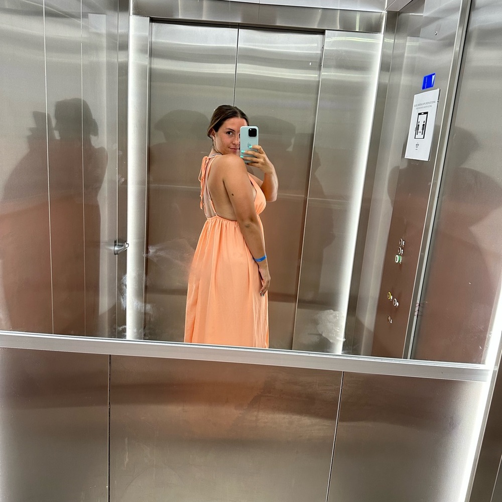 Orange Maxi Dress